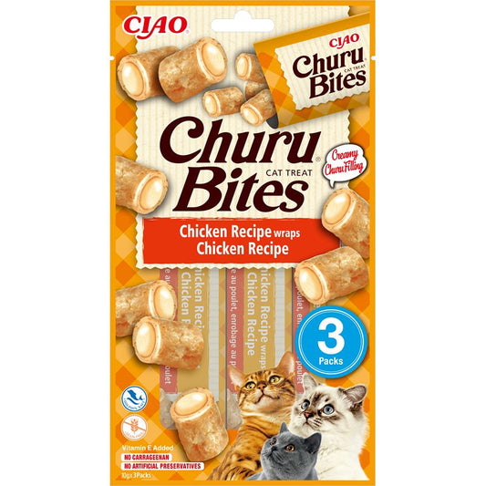 Churu Cat Bites Receta De Pollo Display 12X30Gr