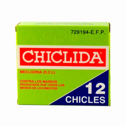 Chiclada 25 Mg, 12 Chicles Medicamentosos