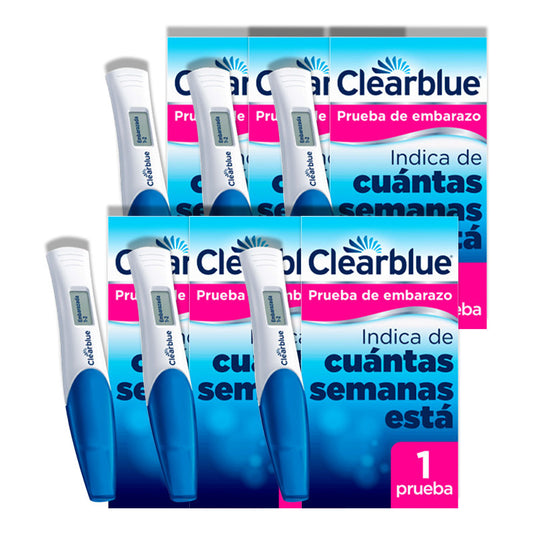 Pack 6 Clearblue Digital Test Embarazo, 6 Pruebas