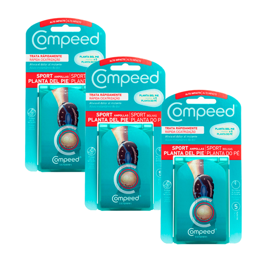 Pack 3 Compeed Blisters Foot Plant, 3x5 unidades