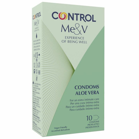 Control  Me&V Preservativos Aloe Vera, 10 Unidades