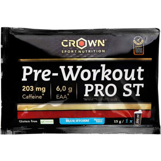 Crown Sport Nutrition Pre Workout Pro St Blue Storm Monodosis , 15 gr