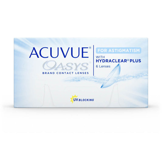 Acuvue Oasys Monthly Toric Lenses , 6 unidades