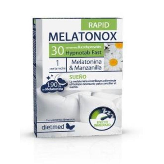 Dietmed Melatonox Rapid 30Comp Bucodispersables. 