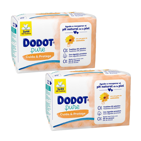 Pacote de toalhetes de calêndula DODOT, 6 x 44