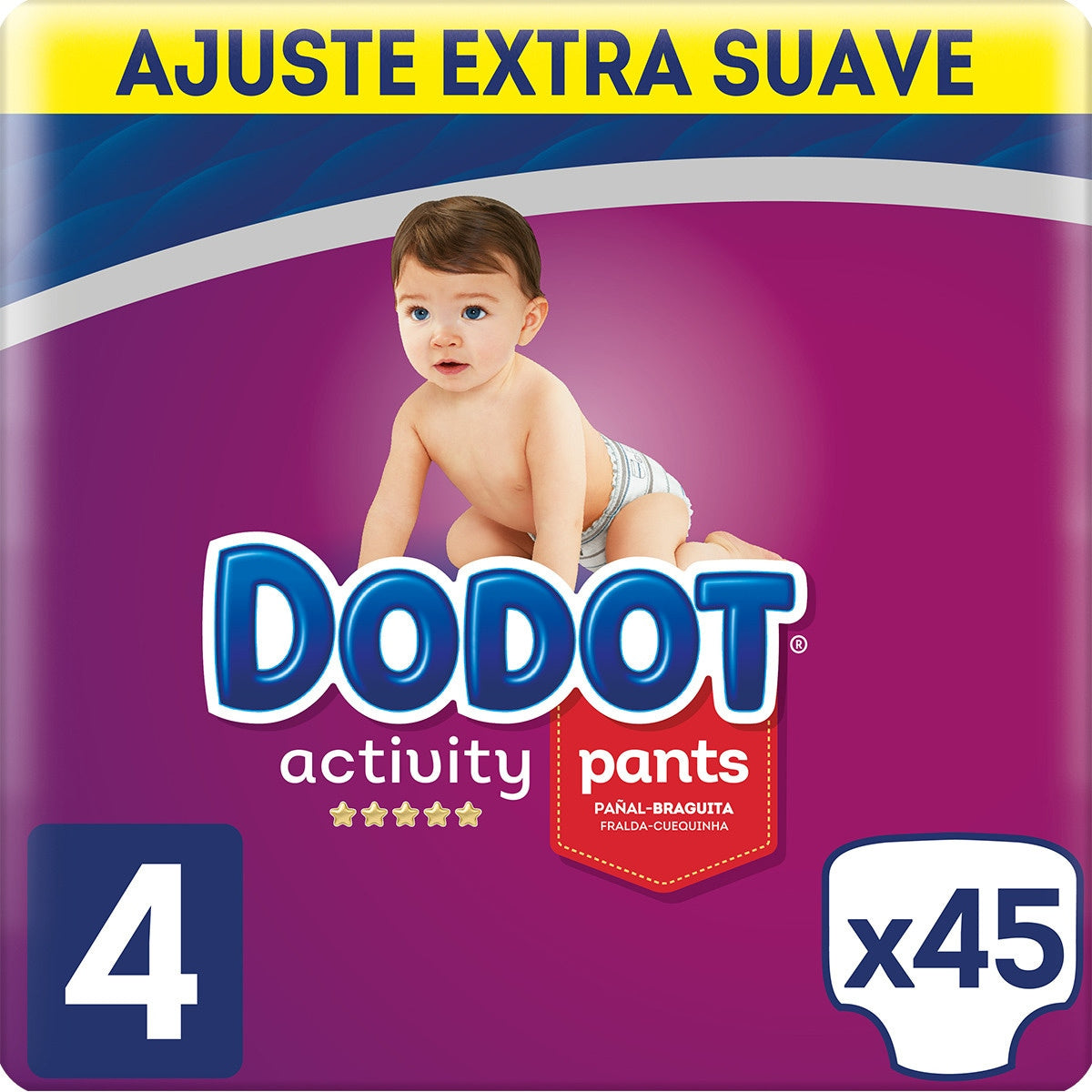 Dodot Pack 2 X Activity Extra Jumbo Talla 5+ (12-17 Kg), 48 Unidades -  Farmaciasdirect