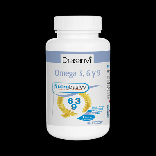 Drasanvi Omega 3-6-9 1000Mg Bote Nutrabasicos , 100 perlas