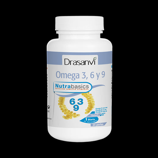 Drasanvi Omega 3-6-9 1000Mg Bote Nutrabasicos , 24 perlas