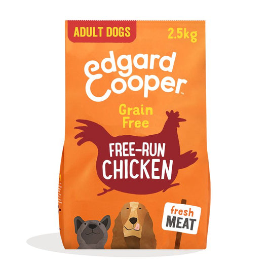 Edgar & Cooper Pienso Para Perros 2.5kg Pollo De Granja, Mango, Arándanos Negros, Manzana Y Zanahoria Frescos