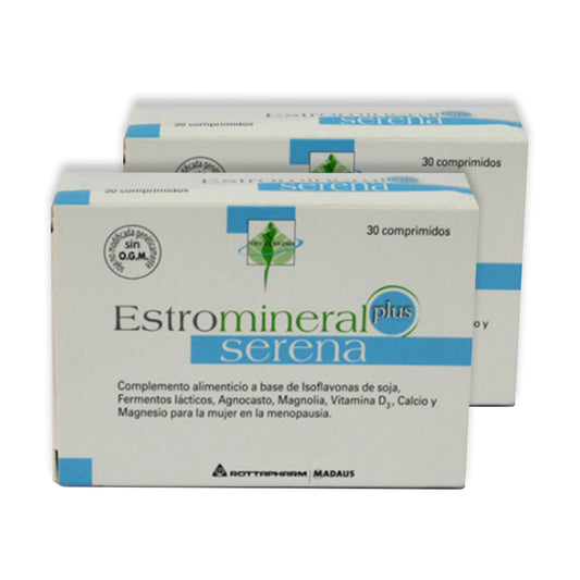 Pack 2 unidades de Estromineral Serena Plus 30 comprimidos