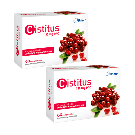 Pack Cistitus 130 Mg Concentrado de Arando, 60 Comprimidosx2