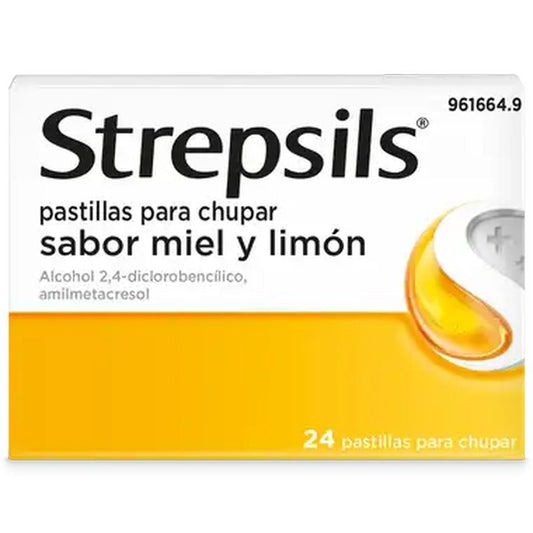 Strepsils Mel e Limão, 24 pastilhas