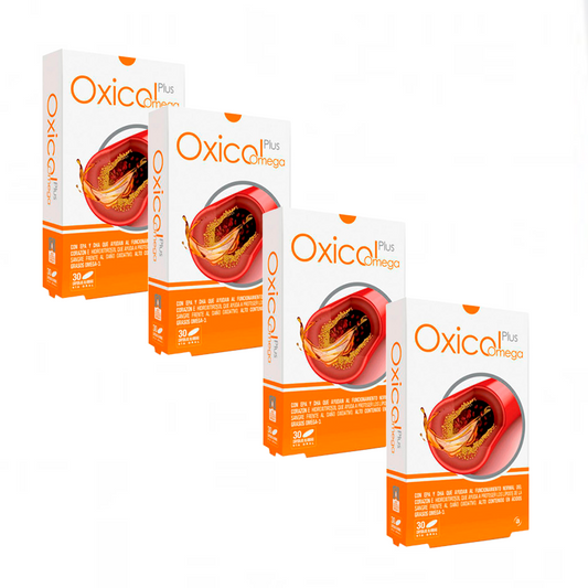 Actafarma Oxicol Plus Omega 4x30 Cápsulas Embalagem