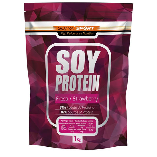 Sotya Soy Protein 100 % Strawberry, 1000 Gr