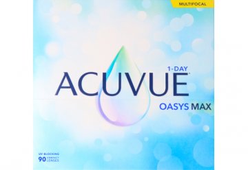 Acuvue Oasys 1 Day With Hydraluxe Daily Toric Lenses, 90 unidades