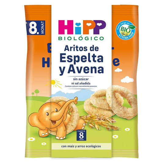 Hipp  Aritos De Espelta Y Avena Bio, 30 G