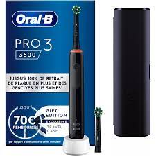 Oral-B Braun Escova de dentes eléctrica Pro 3 3500 Preta