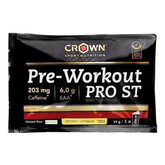Crown Sport Nutrition Pré-treino Pro St Citrus Dose Única , 24 x 15 g