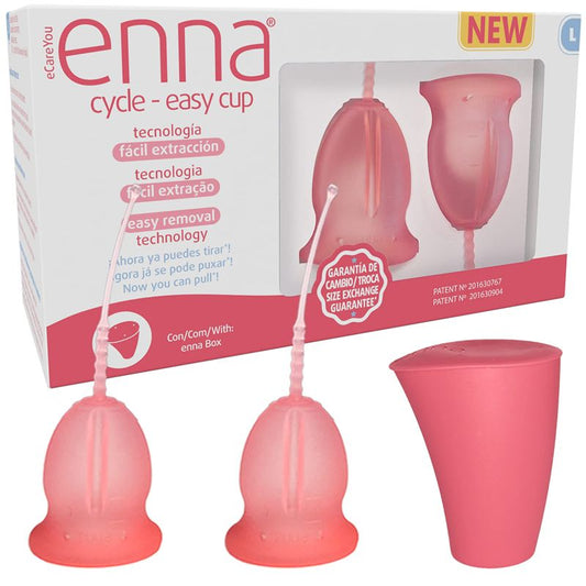 Enna Cycle "L" - 2 Easy Cups + Caixa de esterilização