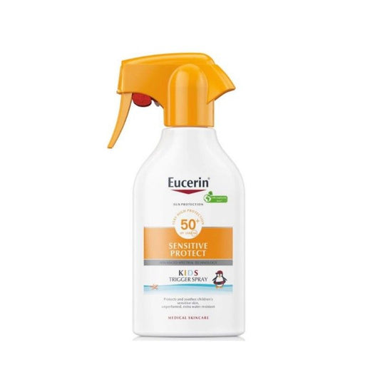 Eucerin Proteção Solar Spf 50+ Spray Protetor Sensível para Crianças 300 Ml