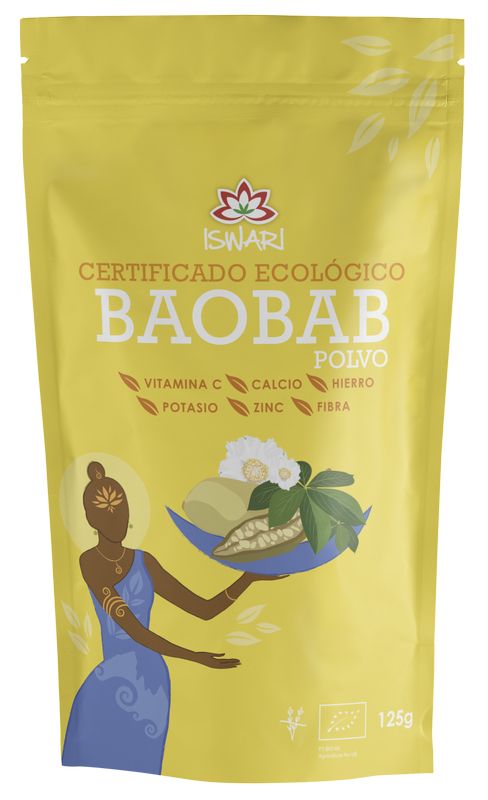 Iswari Baobab En Polvo Bio, 125 Gr      