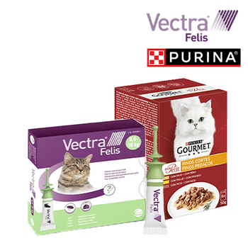 CEVA - VECTRA 3D REGALO SNACKS CALIBRA ANTIPARASITARIOS (31 AGOSTO 2026) - CLONADA