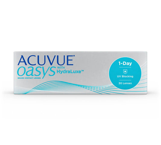 Acuvue 1 Day Oasys Com Lentes Diárias Hydraluxe , 30 unidades