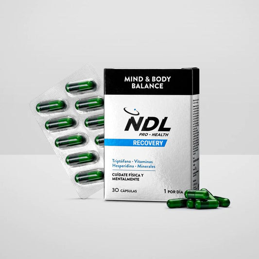 NDL Pro-Health Mind & Body Balance, Triptofano com Magnésio e Vitamina B6, 30 Cápsulas