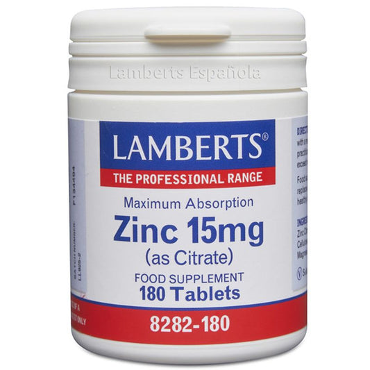 Lamberts Zinc 15Mg , 180 tabletas   