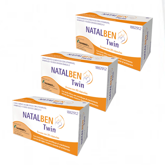 Natalben Twin Nutraceutical Pack , 3x30 cápsulas