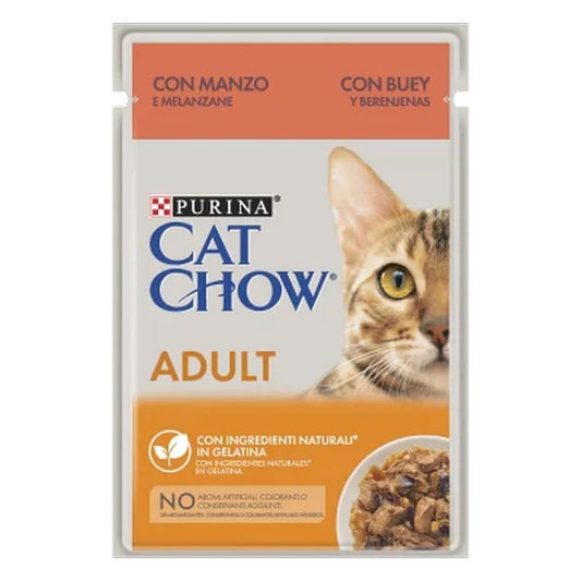 Cat Chow Feline Adult Carne de Beringela 26X85Gr
