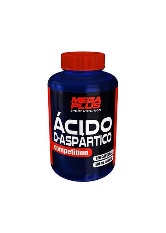 Mega Plus Acido D-Aspartico, 120 Cápsulas      