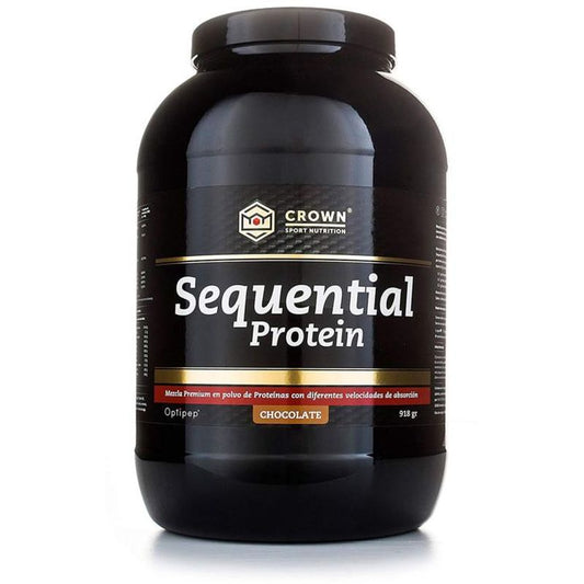 Crown Sport Nutrition Sequential Protein Chocolate (Recuperação nocturna) , 918 g (34 porções)