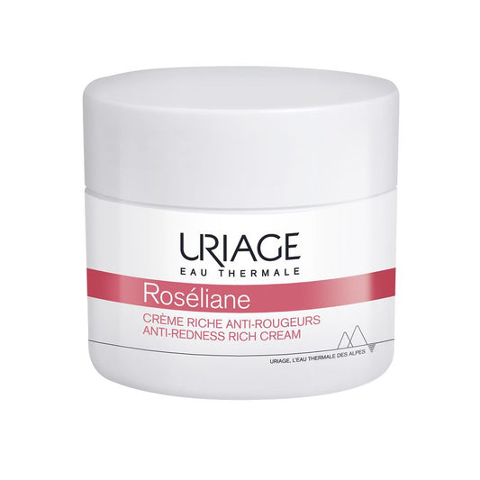 Uriage Roséliane Creme rico anti-vermelhidão para peles sensíveis, vermelhas, com rosácea e hiper-reactivas , 50 ml