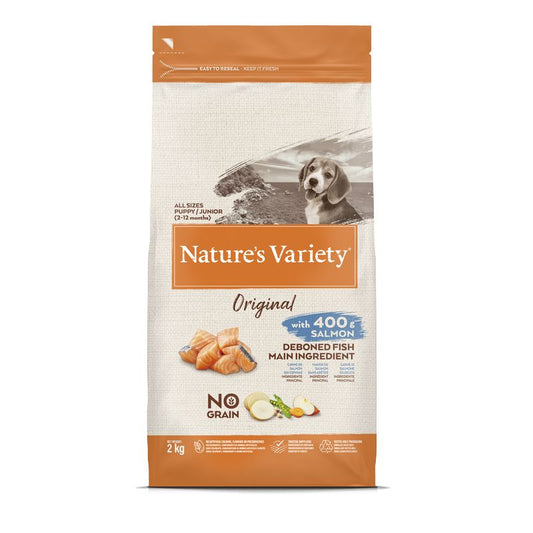 Nature'S Variety Canin Puppy Original No Grain Salmon 2Kg, pienso para perros