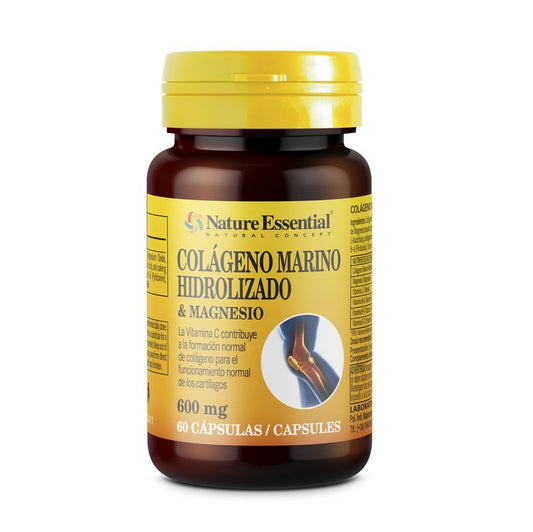 Nature Essential Colageno Marino + Magnesio , 60 cápsulas