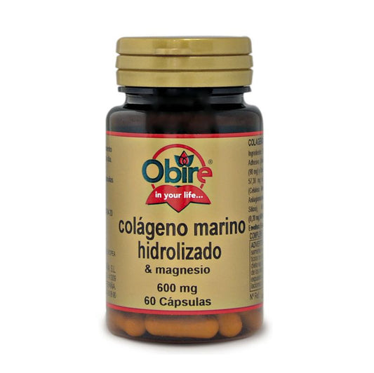 Obire Colageno Marino + Magnesio , 60 cápsulas