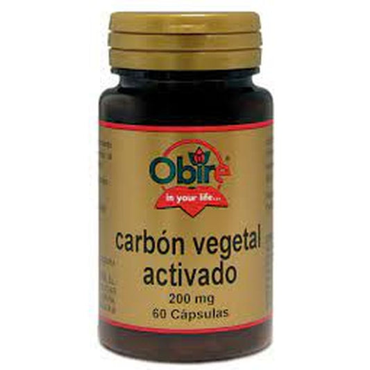Obire Carbon Vegetal Activado 200 Mg , 60 cápsulas