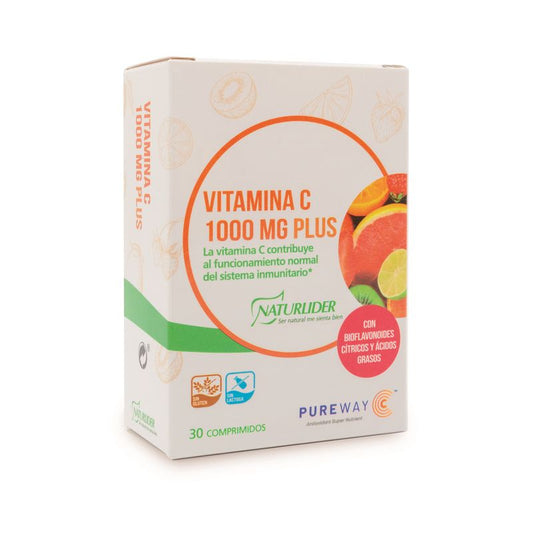 Naturlider Vitamina C 1000 Mg Plus , 30 comprimidos