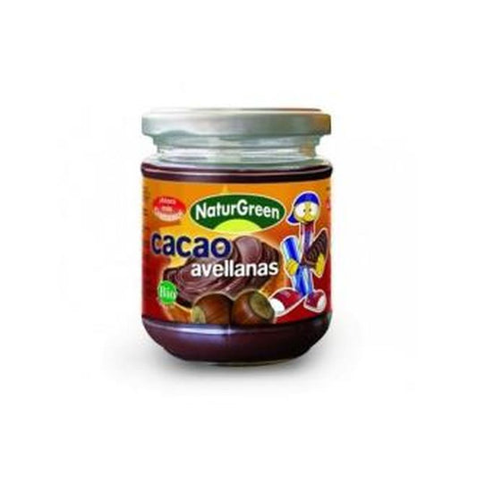 Naturgreen Crema De Cacao Y Avellanas 200Gr. Bio Sg Vegan 