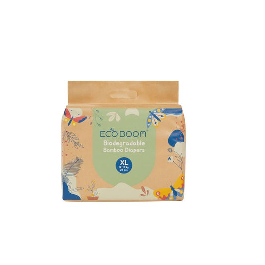 Eco Boom Bamboo Nappies Joy Xl 5, 28 unidades.