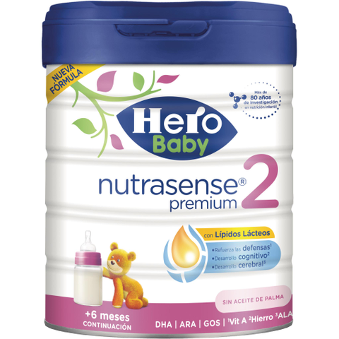Hero Baby Leite Infantil Premium Nutrasense 2 , 800 g