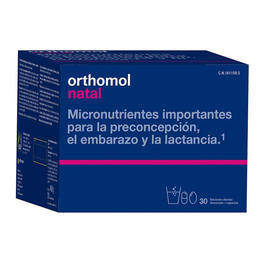 Orthomol Nata Granulados , 30 cápsulas