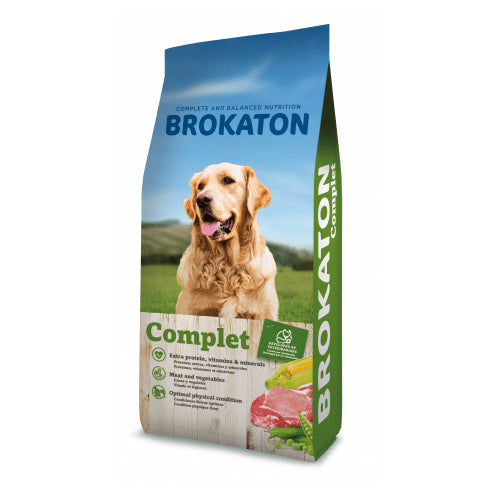 Brokaton Canine Adult Complet 20Kg, pienso para perros