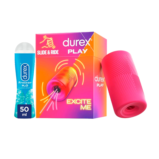 Durex Pack Masturbador, Slide & Ride + Lubrificante de Frescura, 50 Ml