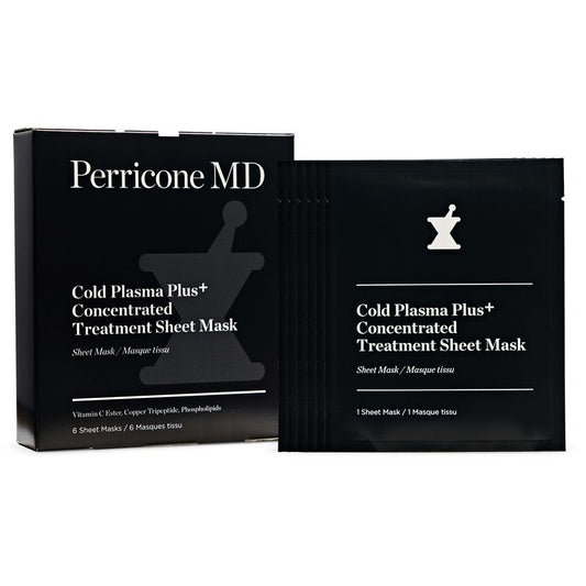 Perricone Cold Plasma Plus+ Concentrated Treatment Sheet Mask (embalagem de 6), 136 ml
