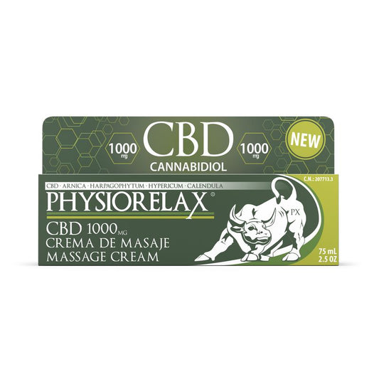 Physiorelax CBD Creme de Massagem, 75 ml