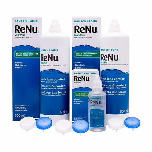 Renu  Multiplus - Duplo 2 Botellas X 500 Ml + 60 Ml