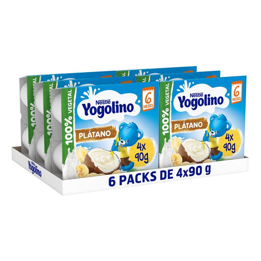 6 embalagens Yogolino Coco Banana , 4x90g