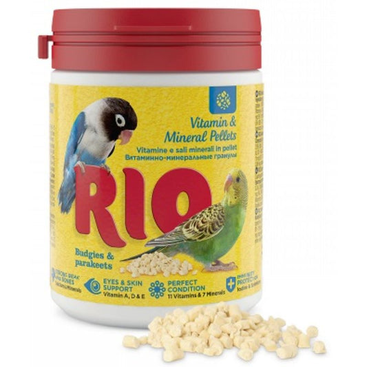 Rio Pellets Vitamina Minerales Periquitos Y Pericos 120Gr